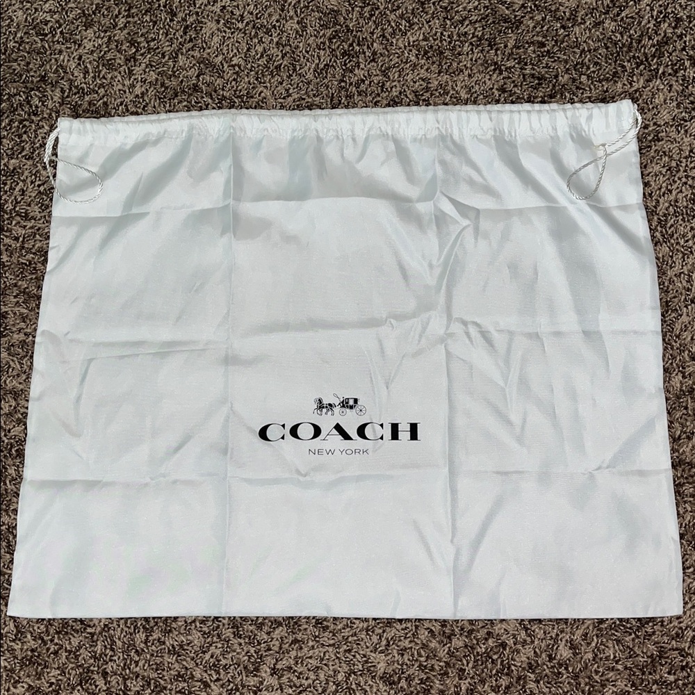 Coach White Dust Bag